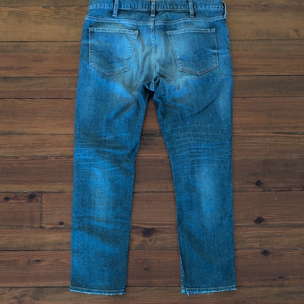 Silver Konrad Straight Leg Jeans 38x32